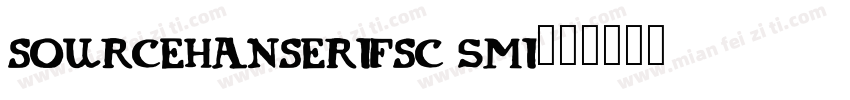 sourcehanserifsc Smi字体转换